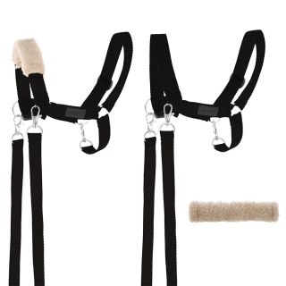 Hobby Horse Skippi A3 czarny + marchewka - czarny kantar