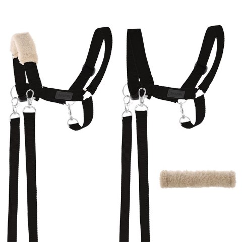 Hobby Horse Skippi A3 czarny + marchewka - czarny kantar