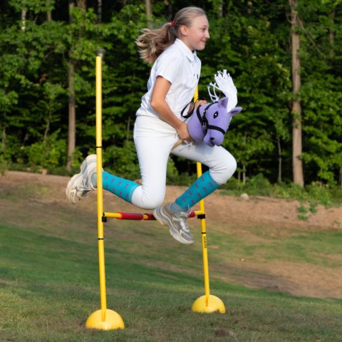 Hobby Horse Skippi A5 lawendowy – czarny kantar