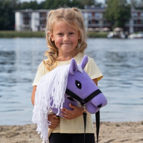 Hobby Horse Skippi A5 lawendowy – czarny kantar