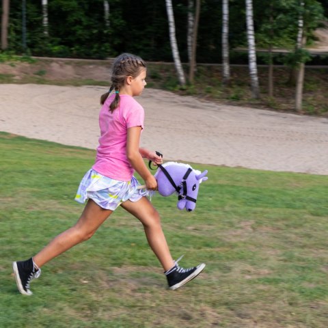 Hobby Horse Skippi A5 lawendowy – czarny kantar