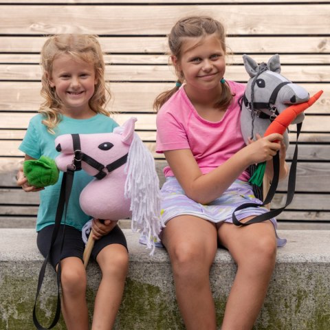 Hobby Horse Skippi A5 różowy – czarny kantar