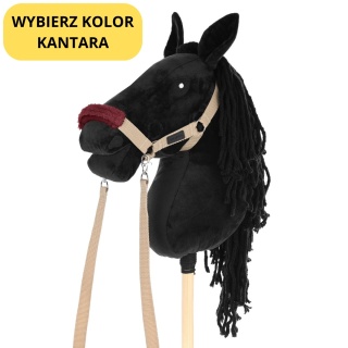 Hobby Horse Skippi A3 czarny – beżowy kantar