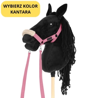Hobby Horse Skippi A3 czarny – różowy kantar