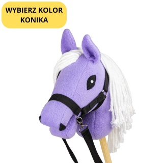 Hobby Horse Skippi A5 lawendowy – czarny kantar